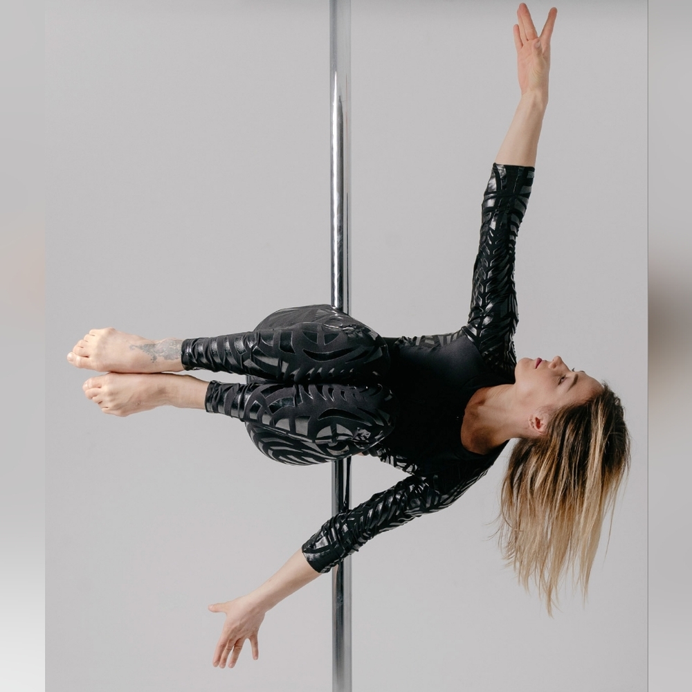 Paradise Chick Superhero Aztec Sticky Polewear Shirt And Pants